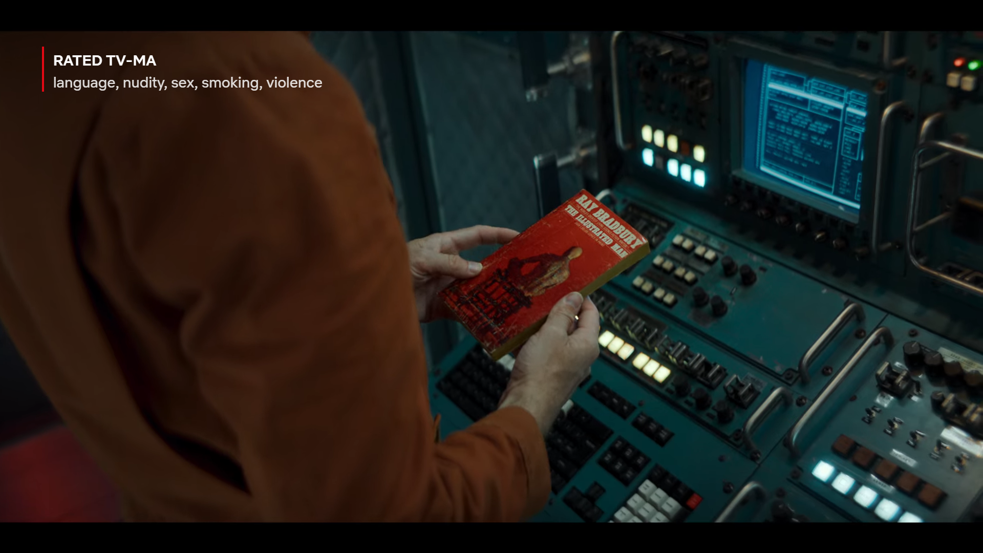 Retro Paperback Art in 'Black Mirror'